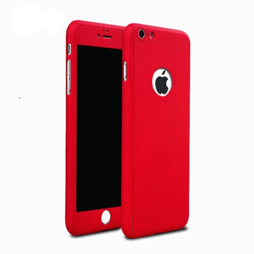 Husa iPhone 6 Plus / 6S Plus PROTECTS 360 + folie sticla, Rosie